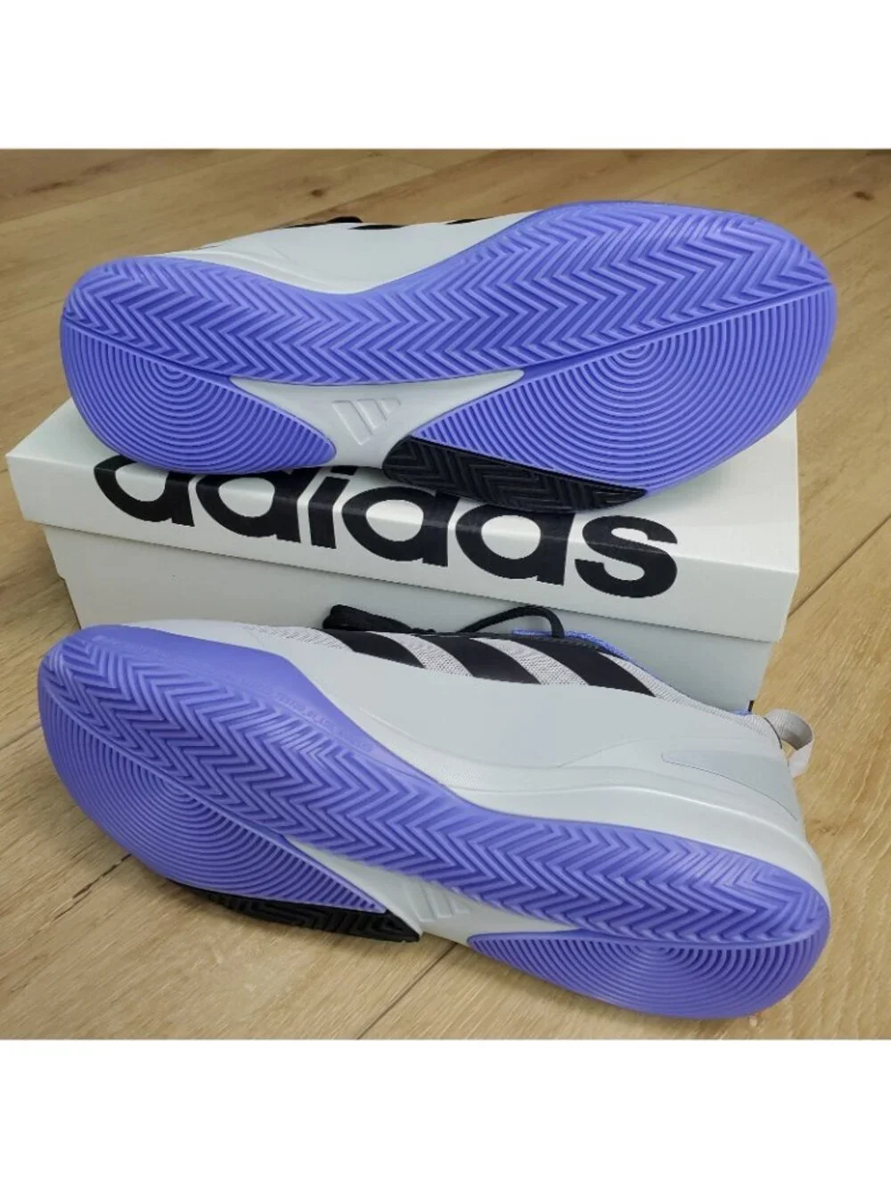Adidas Subzone Basketball Shoes Mens Size 10.5 Grey /Black Blue Sneakers IH8559